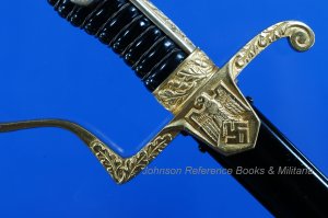 Third Reich Army Dove Head Sword w/Unique Langets (#26805)